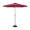 Flash Furniture Montego 9 FT Round Umbrella with 32 Solar LED Lights and Crank and Tilt Functionality in Red GM-WL-U22002B-RED-GG - alternate 6